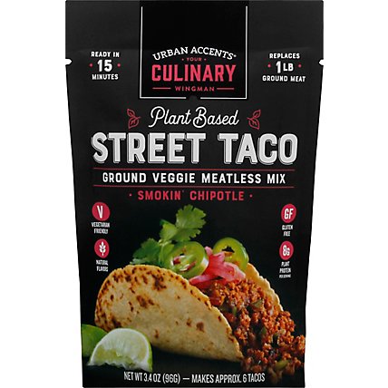 Urban Accents Meatless Mix Street Taco - 3.4 Oz - Image 2