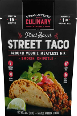 Urban Accents Meatless Mix Street Taco - 3.4 Oz - Image 2