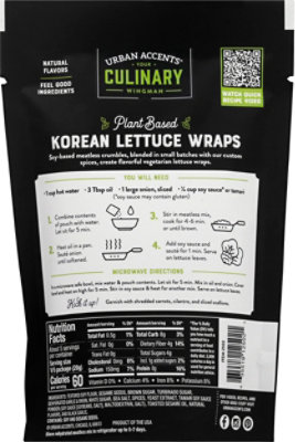 Urban Accents Meatless Mix Korean Bbq - 3.6 Oz - Image 5