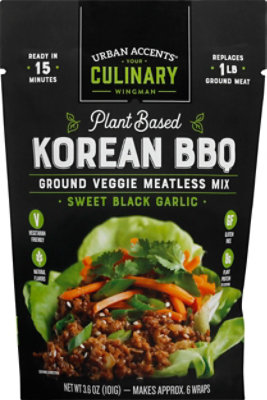 Urban Accents Meatless Mix Korean Bbq - 3.6 Oz - Image 2