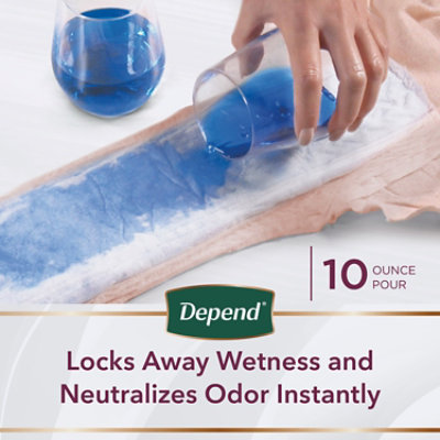 Depend Silhouette Adult Medium 3 Colors Maximum Absorbency Incontinence Underwear - 14 Count - Image 4