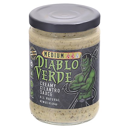 Diablo Verde Sauce Cilantro Medium - 12.5 Oz - Image 3