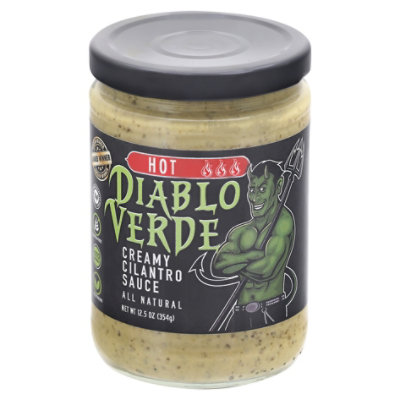 Diablo Verde Sauce Cilantro Hot - 12.5 Oz