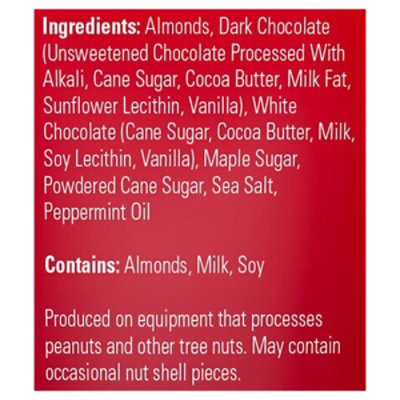 SkinnyDipped Dark Chocolate Peppermint Almonds Pouch - 3.5 Oz - Image 5