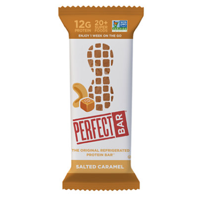 Perfect Bar Protein Refrigerated Non GMO Salted Caramel - 2.2 Oz