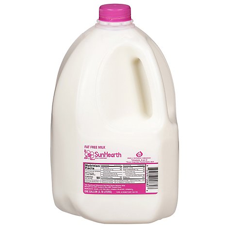 Sunhearth Fat Free Milk Gallon - Gallon