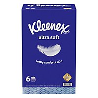Kleenex Ultra Soft Facial Tissue Rectangular Box - 6-110 Count - Image 3