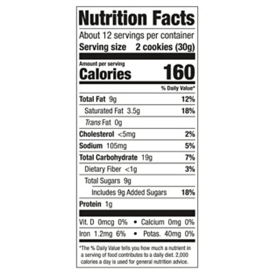 Keebler Chips Deluxe Cookies Original - 12.6 Oz - Image 4