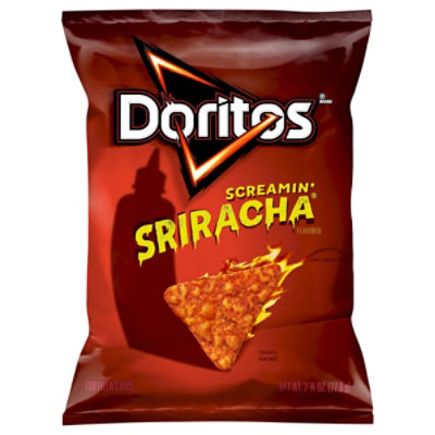 Doritos Tortilla Chips Screamin Sriracha - 2.75 Oz