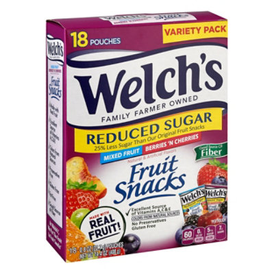 Welchs Reduced Sugar Mixed Fruit - 14.4 Oz