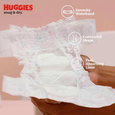 Huggies Snug and Dry Size 2 Baby Diapers - 112 Count - Image 5