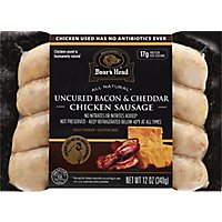 Boars Head Uncured Bacon & Cheddar Chicken Sausage - 12 Oz - Image 2