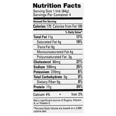 Boars Head Uncured Bacon & Cheddar Chicken Sausage - 12 Oz - Image 4