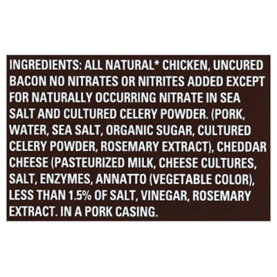 Boars Head Uncured Bacon & Cheddar Chicken Sausage - 12 Oz - Image 5