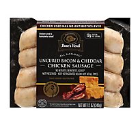 Boars Head Uncured Bacon & Cheddar Chicken Sausage - 12 Oz