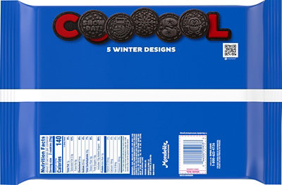 OREO Limited Edition Holiday Red Creme Chocolate Sandwich Cookies - 20 Oz - Image 2