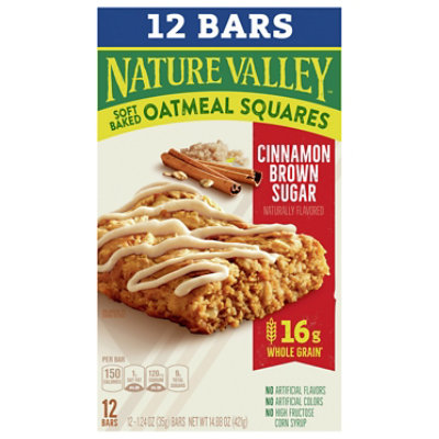 Nature Valley Cinnamon Brown Sugar Soft Baked Oatmeal Squares - 12-1.24 Oz - Image 3