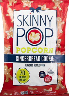 SkinnyPop Popcorn Gingerbread Cookie - 7.4 Oz - Image 2