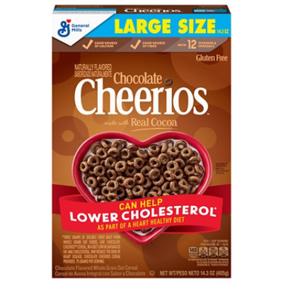 Cheerios Cereal Chocolate Large Size - 14.3 Oz - Image 1