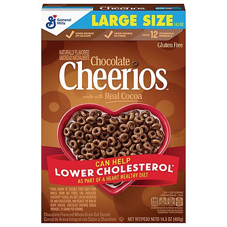 Cheerios Cereal Chocolate Large Size - 14.3 Oz