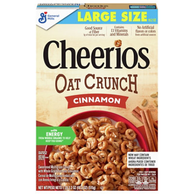 Cheerios Cinnamon Oat Crunch Cereal - 18.2 Oz - Image 3