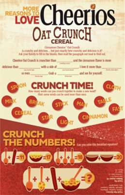 Cheerios Cinnamon Oat Crunch Cereal - 18.2 Oz - Image 6