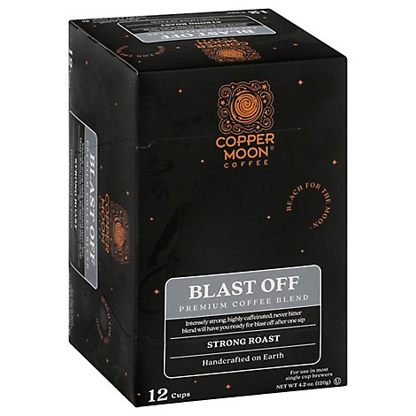 Copper Moon Coffee Cup Blast Off - 12 Count