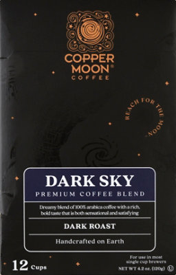 Copper Moon Coffee Cup Dark Sky - 12 Count - Image 2