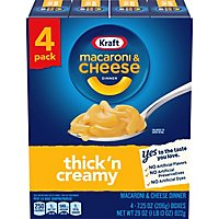Kraft Thick n Creamy Macaroni & Cheese Dinner Box - 4-7.25 Oz - Image 5