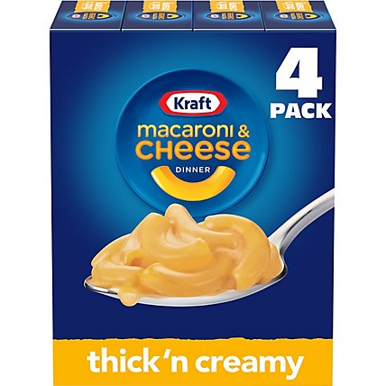 Kraft Thick N Creamy Macaroni And Cheese 4 Pack - 4-7.25 Oz - Image 1