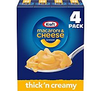 Kraft Thick N Creamy Macaroni And Cheese 4 Pack - 4-7.25 Oz