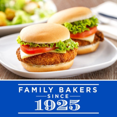 Lewis Bake Shop Hamburger Bun 1/2 Pack  4 Ct - 7.5 Oz - Image 5