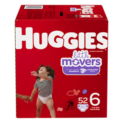 Huggies Little Movers. Diapers, Disney Baby, 6 (Over 35 lb) - 16 diapers