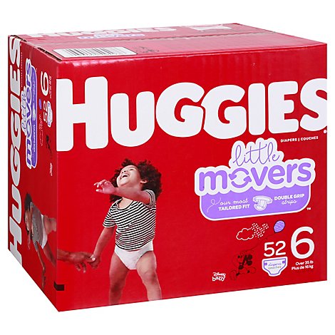 Huggies Little Movers Giga 6 - 52 Count