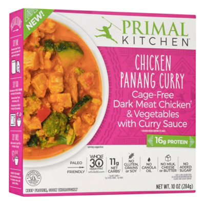  Primal Kitchen Panang Chicken Curry Bowl - 10 Oz 