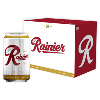 Rainier Beer In Cans - 30-12 Oz - Image 1