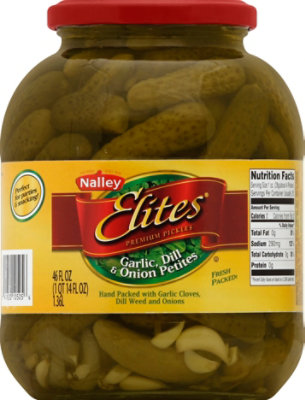 Nalley Garlic Onion Dill Pickle Petites - 46 Fl. Oz. - Image 2