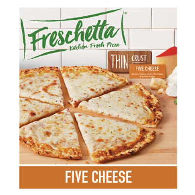 Freschetta Thin Crust Pizza 5 Cheese - 17.71 Oz