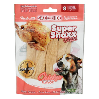 Super Snaxx Strips Chicken - 8 Count
