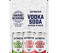 Cutwater Spirits Classic Vodka Soda Mixed In Cans - 8-12 Fl. Oz.