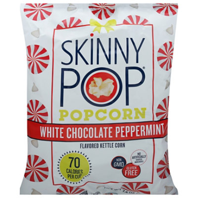 Skinny Pop Popcorn, White Chocolate Peppermint 7.4 Oz