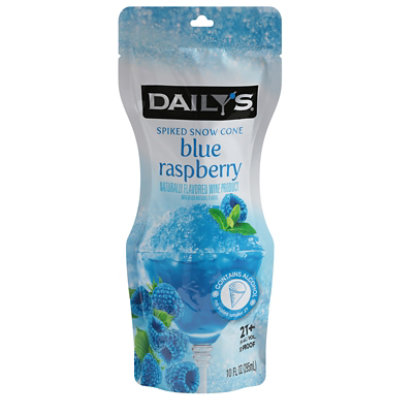 Dailys Spiked Snow Cone Blue Raspberry Pouches - 10 Fl. Oz. - Image 3