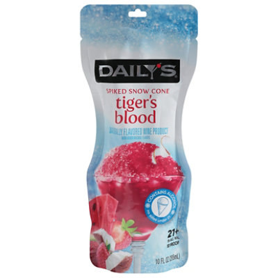 Daily's Spiked Snow Cone Tiger's Blood - 10 Fl. Oz. - Image 3