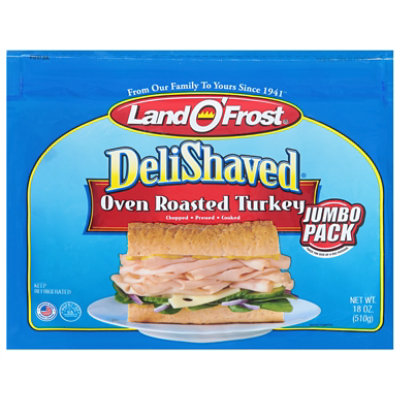 Land OFrost Jumbo Deli Shaved Oven Roast Turkey - 18 Oz. - Image 1