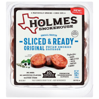 Holmes Original Sliced Sausage - 12 Count - Image 1