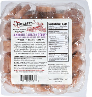 Holmes Andouille Sliced Sausage - 12 Count - Image 5