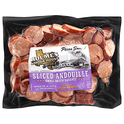 Holmes Andouille Sliced Sausage - 12 Count