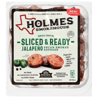 Holmes Jalapeno Sliced Sausage - 12 Count - Image 1