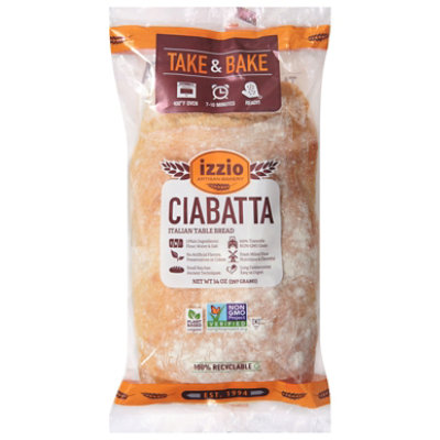 Izzio Artisan Bakery Take & Bake Ciabatta - 14 Oz. - Image 3