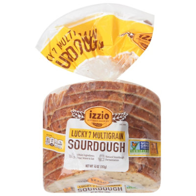 Izzio Artisan Bakery 8 Slice Lucky 7 Multigrain Sandwich Bread - 10 Oz. - Image 2